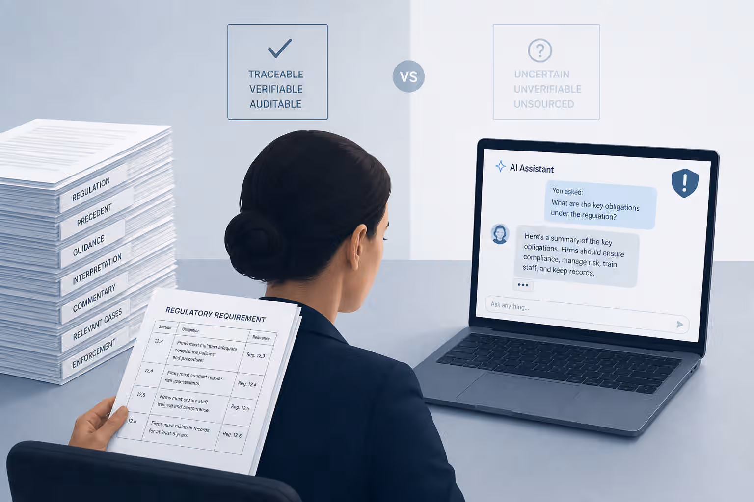 Why generic AI tools are unreliable for regulatory compliance research