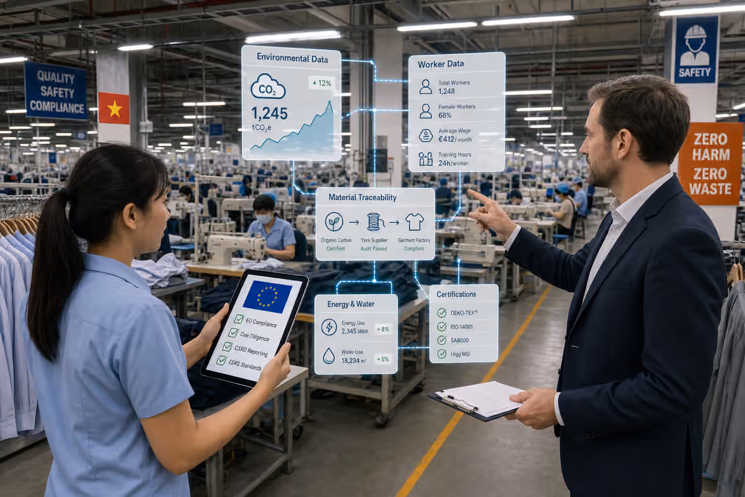 What CSRD means for a Vietnamese textile manufacturer supplying EU brands
